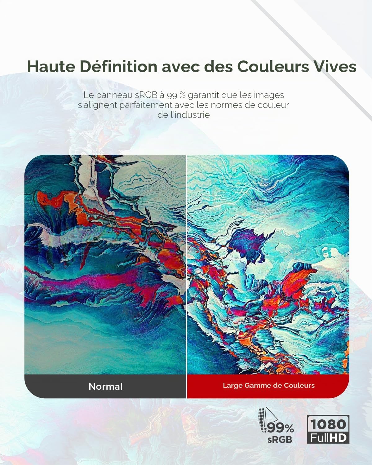 ViewSonic VA2408-HDJ Écran PC 24 Pouces Full HD, 100Hz, 1ms MPRT, IPS, 99% sRGB, Ajustable en Hauteur, HDR10, HDMI, VGA, DP, sans Scintillement, Garantie de Deux Ans