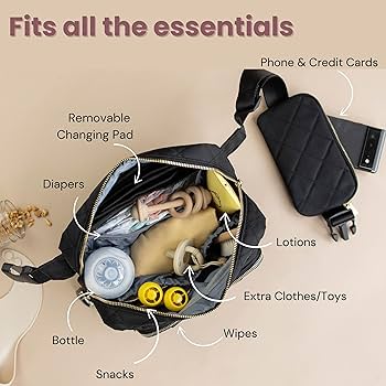 Amazon.com : Lion & Light® Small Diaper Bag - Mini Diaper