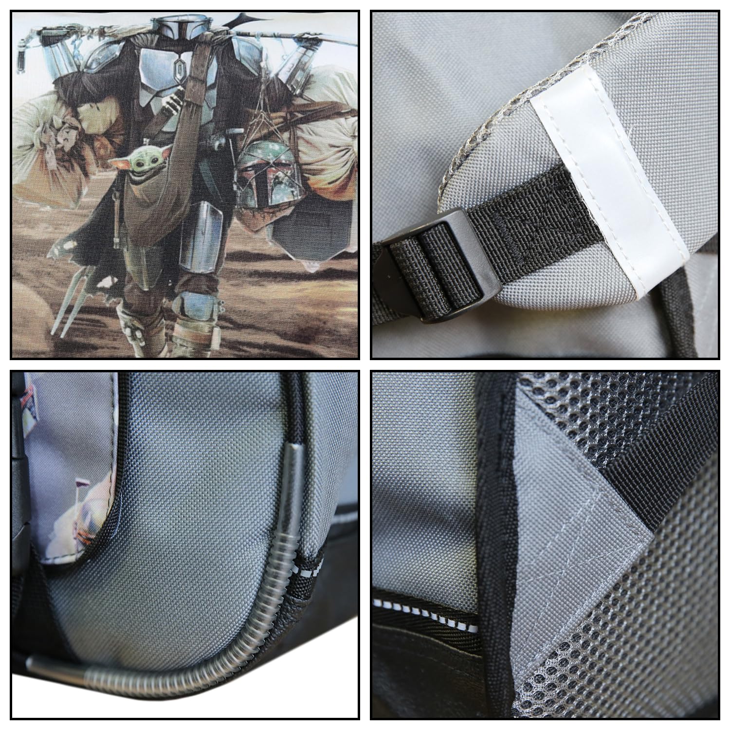 Bagtrotter Cartable 38 cm Star Wars/The Mandalorian Gris