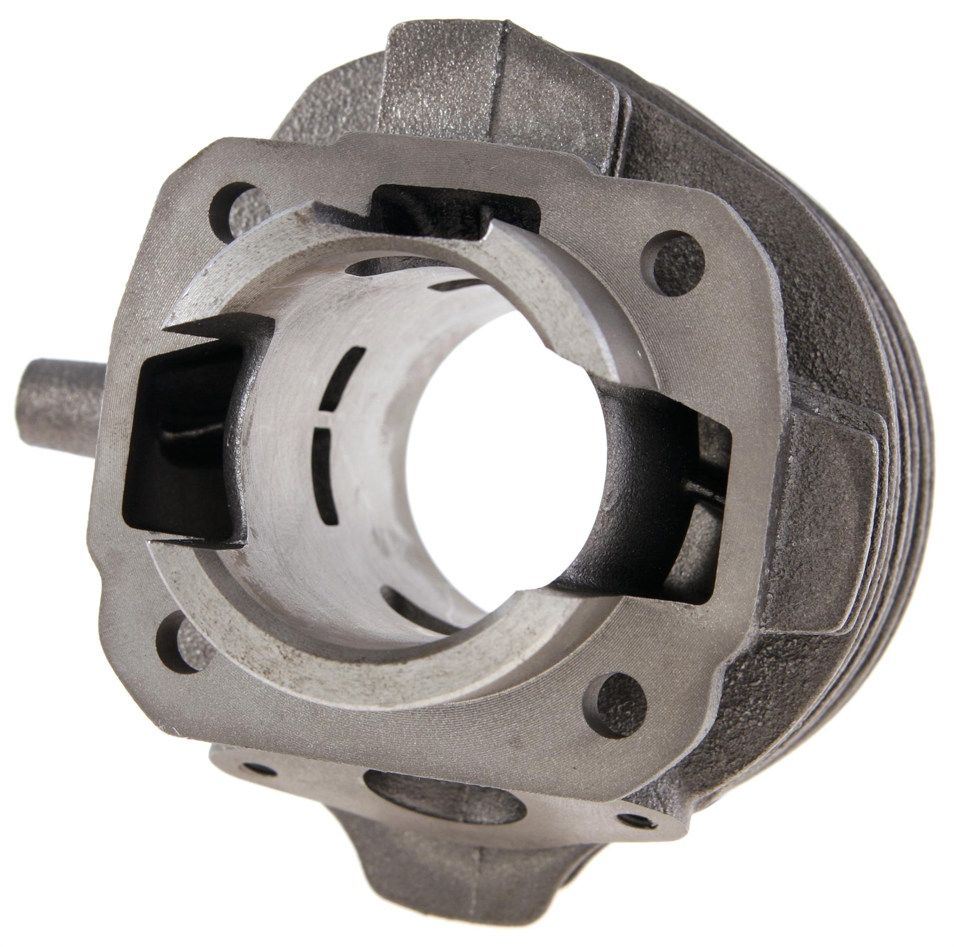 MALOSSI Rennzylinder 75ccm für Vespa 50/PK50/S/XL/XL2 Grauguß, 6 ÜS, Hub 43mm, inkl. Zylinderkopf, Ø 47,0mm, M6 Auslassstehbolzen