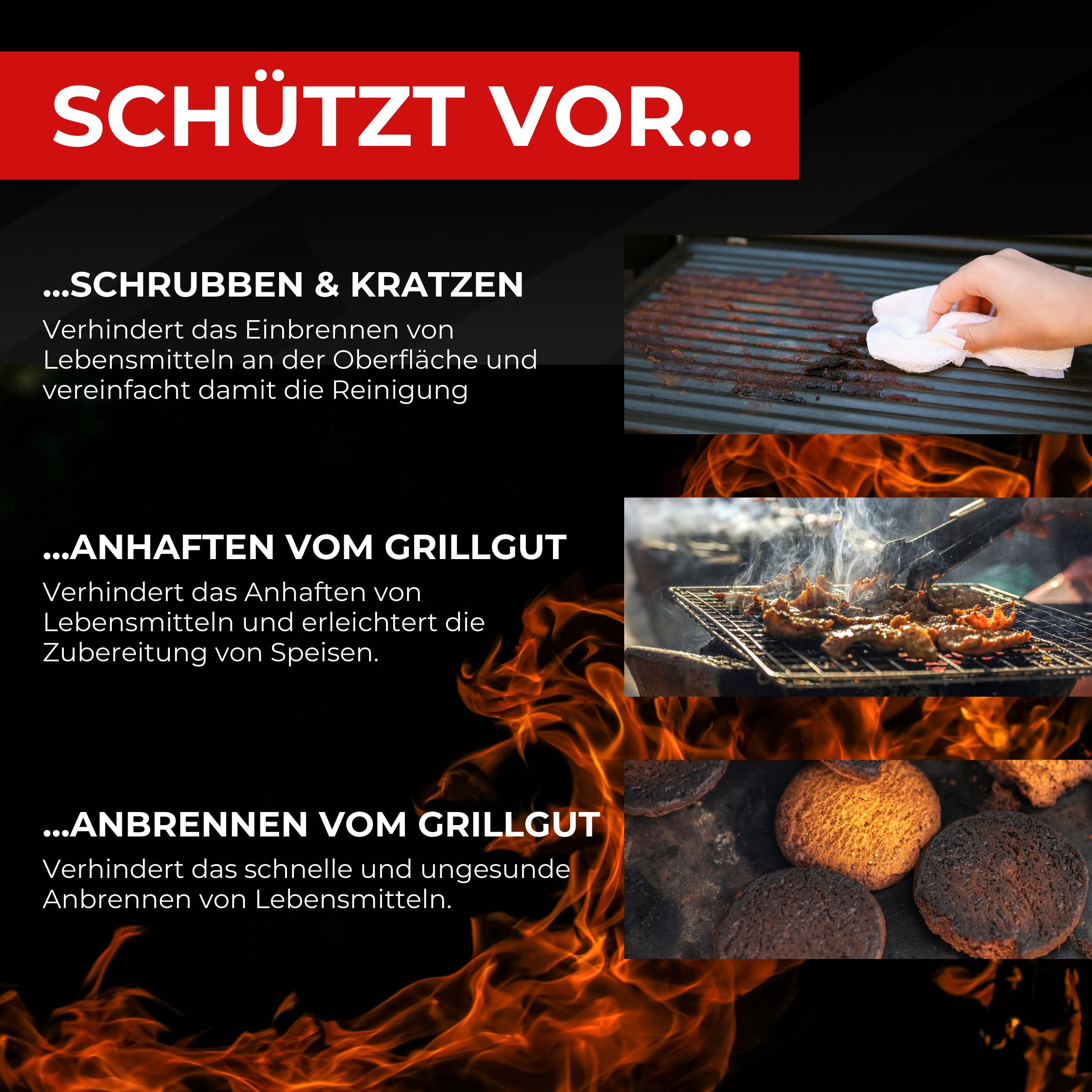 BRESTOL® Trennspray Grill 4x 200 ml - Grillspray mit Antihaftbeschichtung, Trennfett, Vegan, Antihaftspray für BBQ, Pfanne, Ofen & Backformen – geschmacksneutral & ideal für fettfreies Braten & Backen
