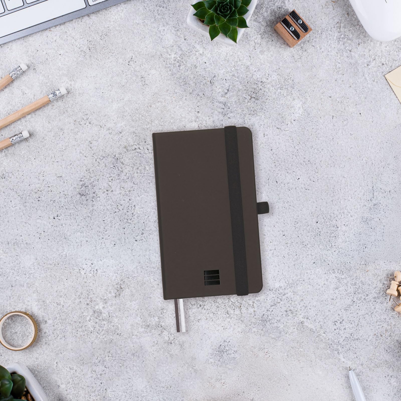 FINOCAM - Nexo Notebook Soft Cover Plain Black, Pocket - Image 2