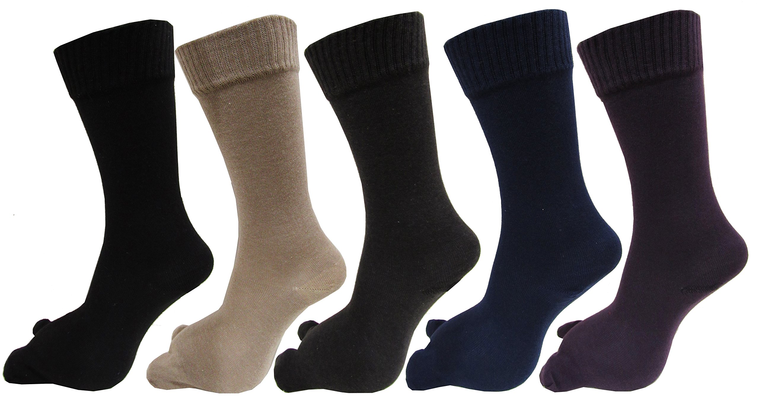 rc. royal class Women's Calf Length Solid Cotton Thumb Multicolored Socks (Pack of 5 Pairs)-picture-47