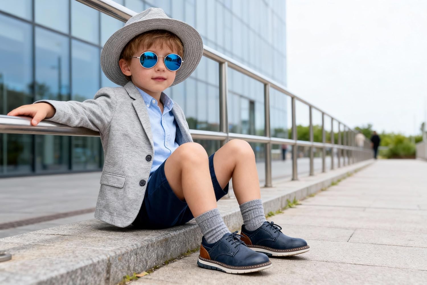 Marcport Boy’s Casual Dress Oxford Shoes – Comfort Formal Uniform Sneaker for School & Daily Wear