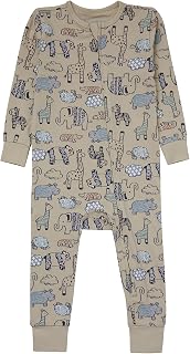 Hanes Baby Pure Comfort Organic Long Sleeve Footless Sleep N' Play, Infant Playsuit, Boys & Girls