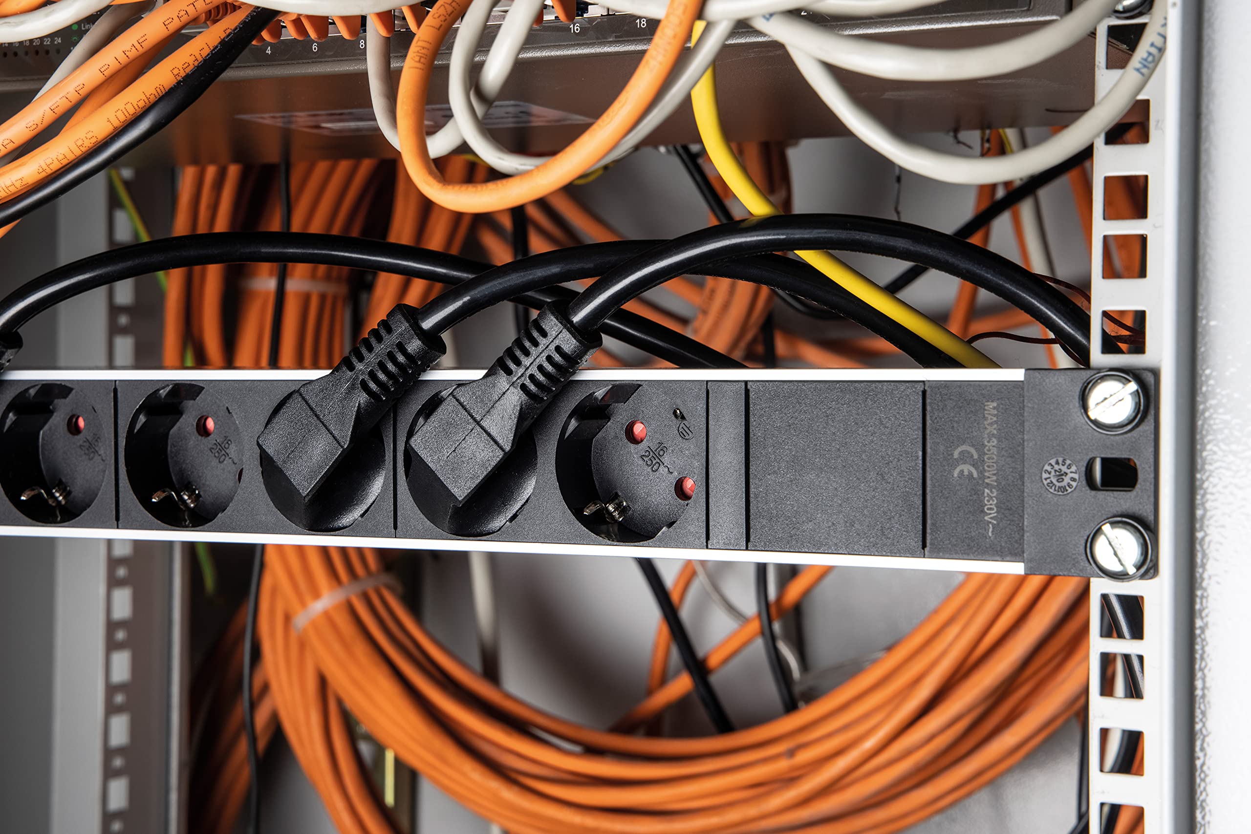 Detector de Humo X-Sense XS01-M ProConnected con estación Base SBS50 y as - Regleta Schwabe de 9 vías 19" Rack
