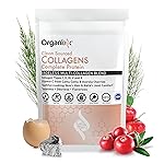 Organixx Collagen Peptides Powder with Vitamin C, Types I, II, III, V, X Hydrolyzed Collagen, Hair, Nail, Skin, Bone & Joint Health, Aging Support, Clean Sourced, Gluten Free, Unflavored, 30 Servings