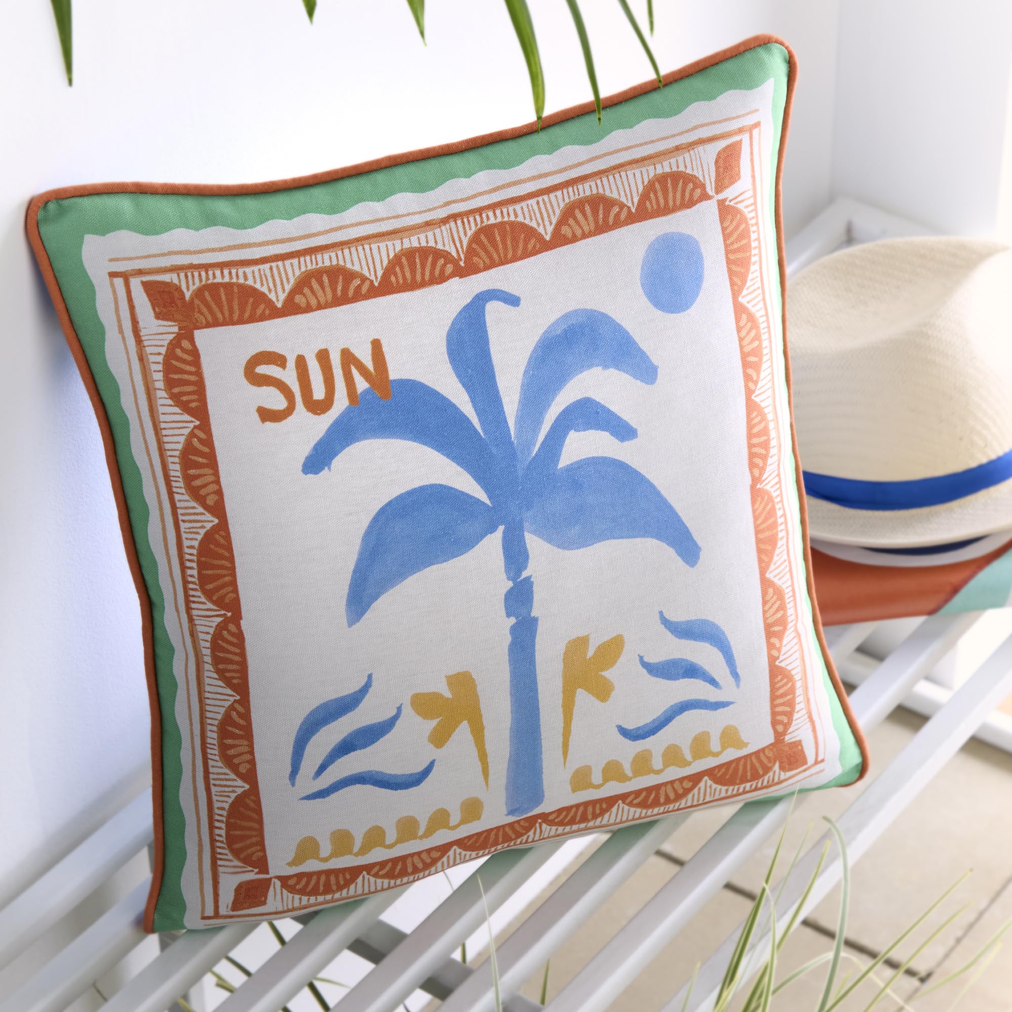 Fusion - Filled Cushion - 43 cm x 43 cm - Cotton