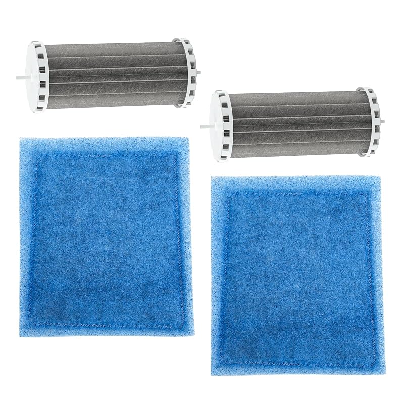 Refil para Filtro de Aquário Rite-Size C com Bio-Wheel ANTOBLE para Marineland Penguin 200/350, Pacote com 4 peças