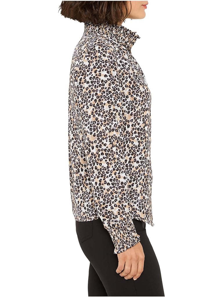 Multi NIC+ZOE Petite Little Leopard Top