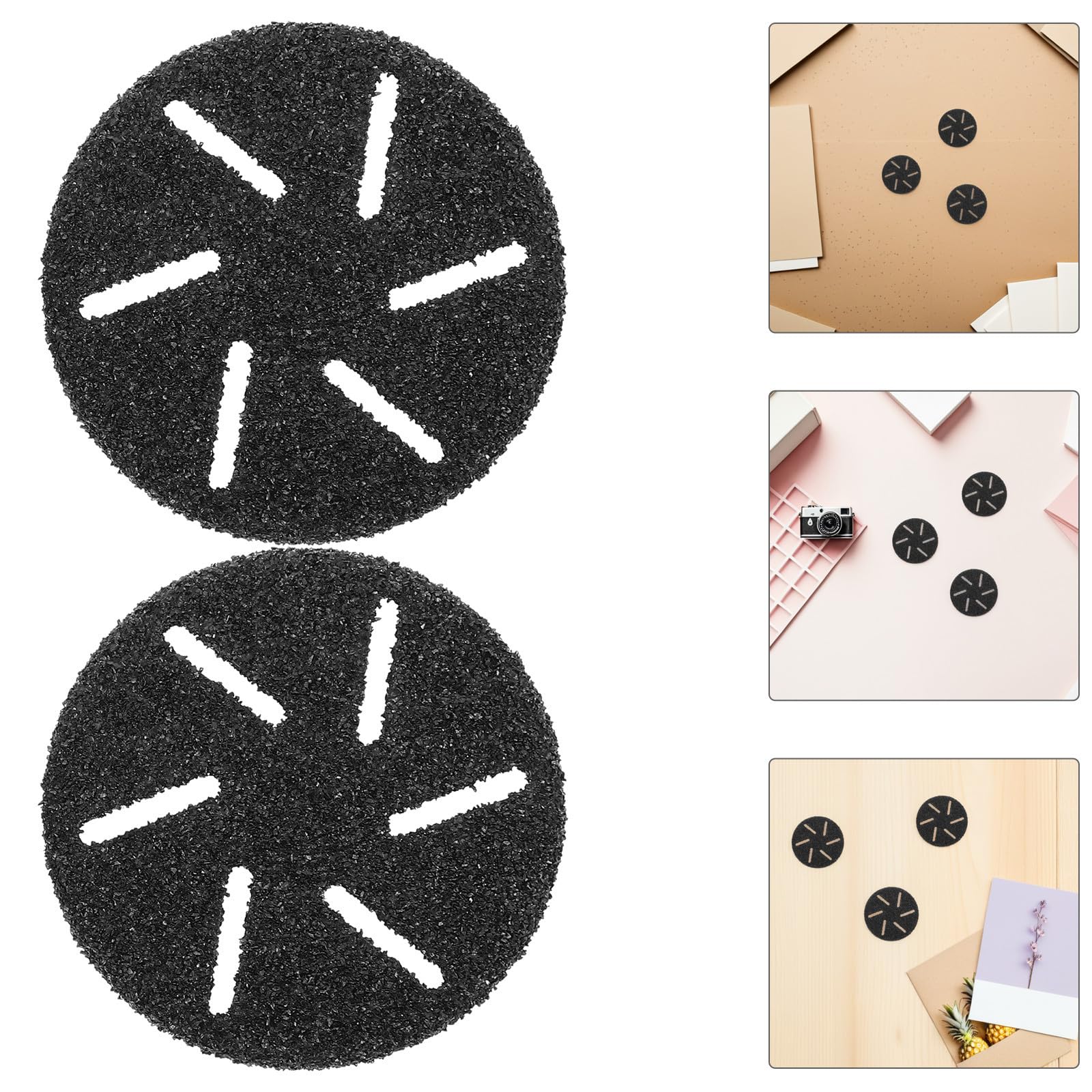 Fußfeilen Ersatzschleifköpfe 20 Stück Grob Schwarz, Frosted Material, für elektrische Hornhautentferner und sanfte Pflege bei sensibler Haut zu Hause