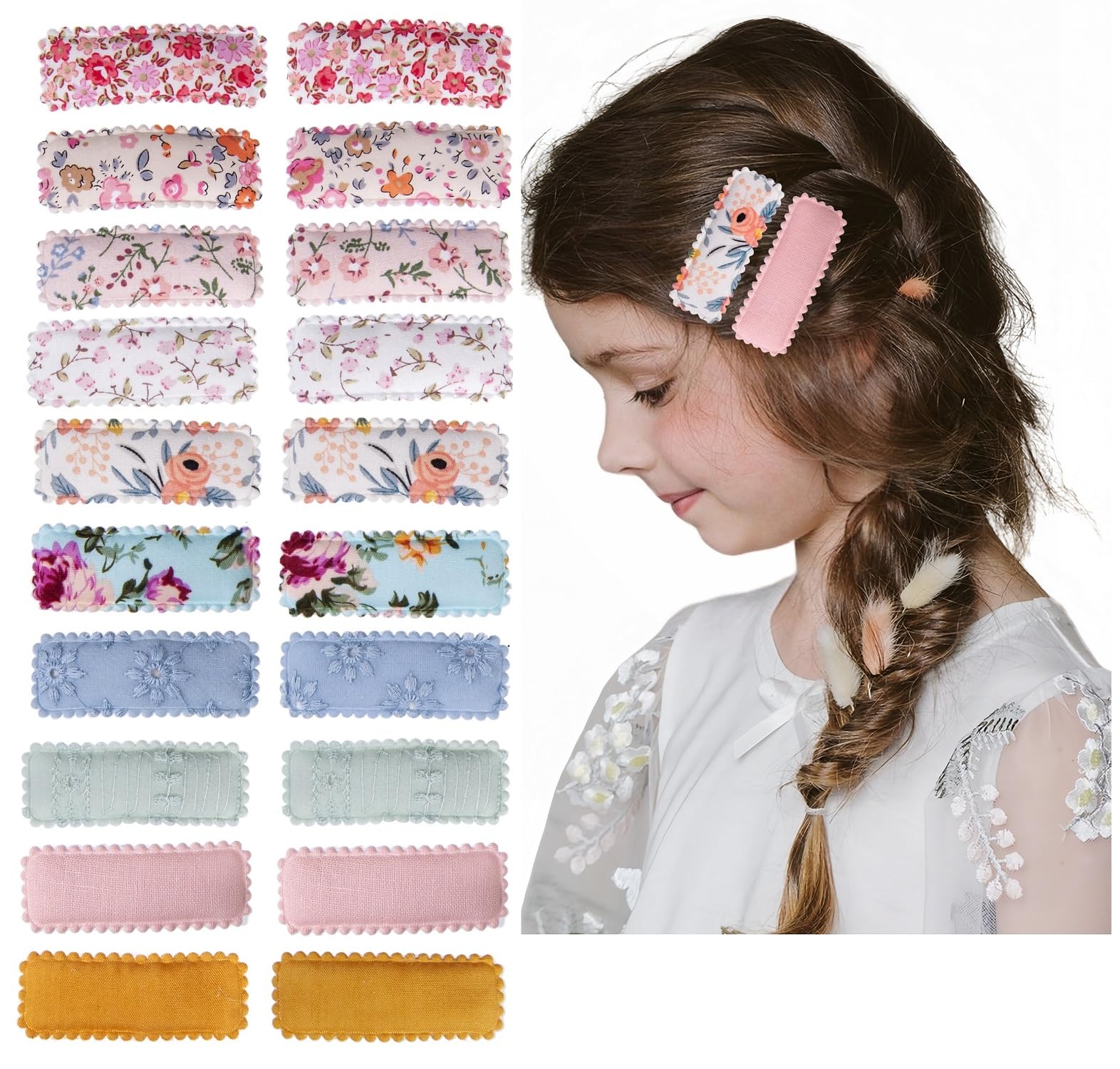 Amazon.co.jp: 20個 赤ちゃん ヘアピン 子供 ベビー ヘアクリップ 