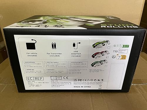 Miniatura 9 de BAZADER Coche RC con luces LED  Juguete de rollo de 360 con control remoto, cumpleaños para niños de 7, 8, 9, 10, 11 años, 2 baterías a partir de 60