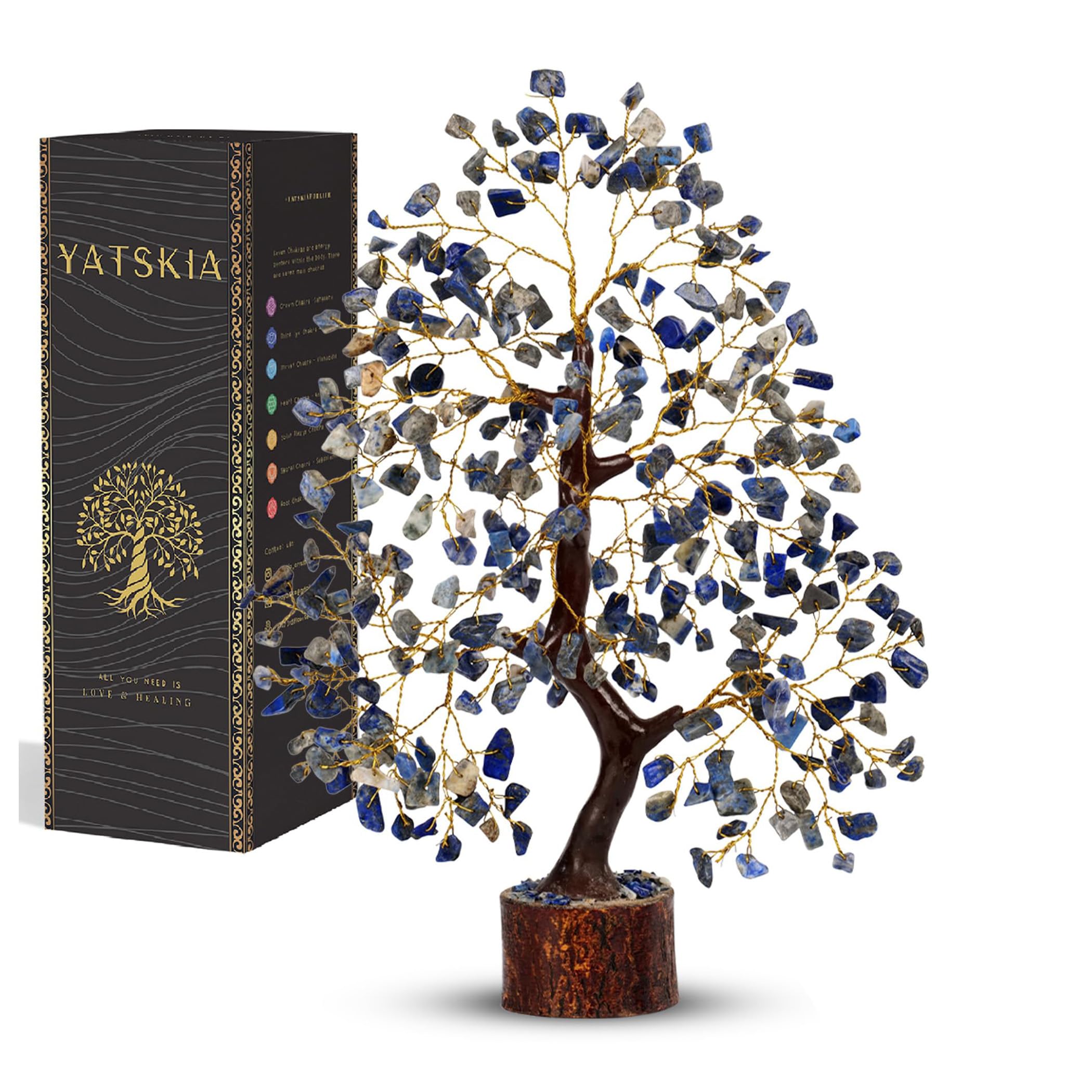 YATSKIA Lapiz Lazuli Crystal Tree
