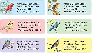 Birds Assorted Set of 215 Sheeted Address Labels