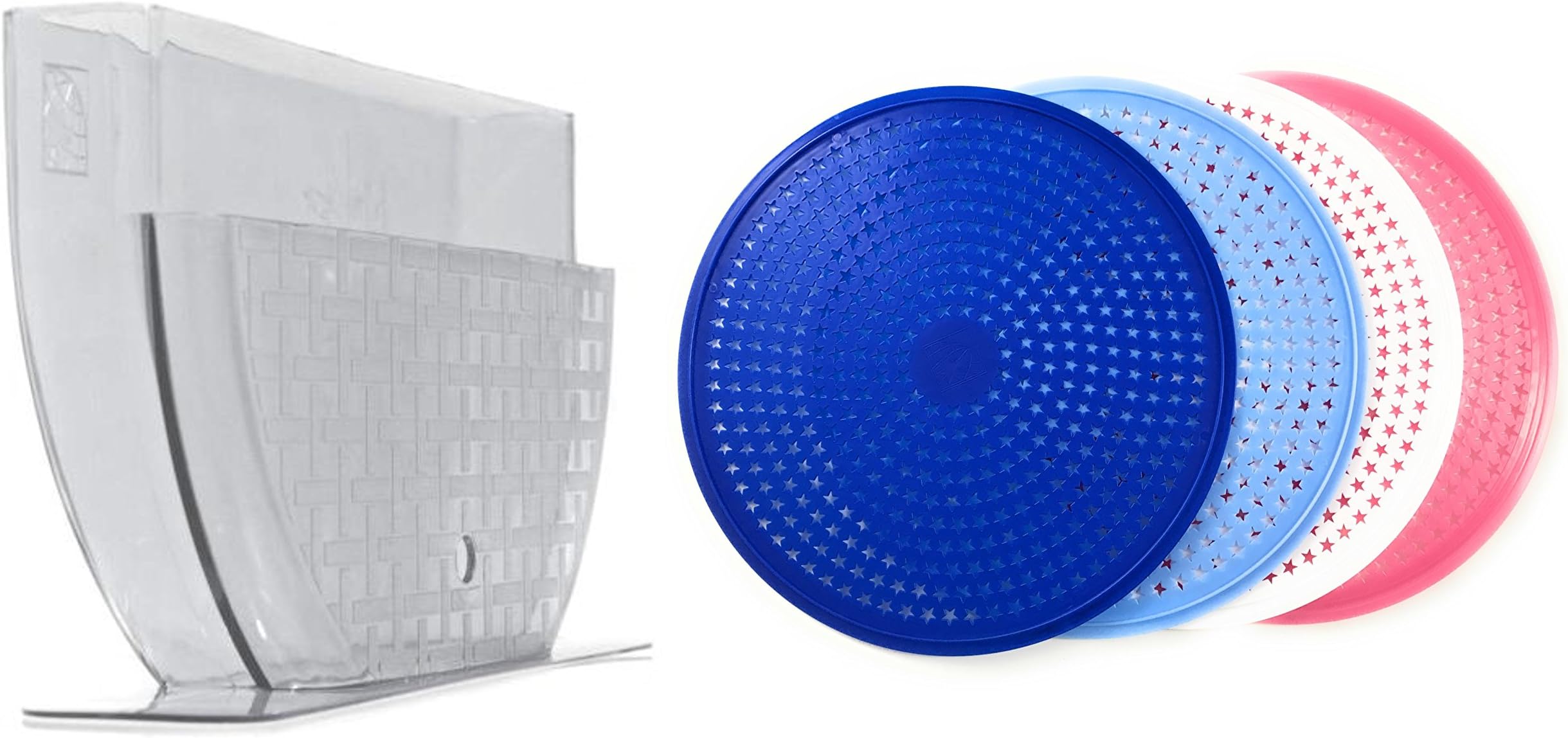 Rice Paper Water Bowl & Spring Roll/Egg Roll Rice Paper Wrapper Tray Bundle Set