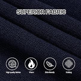 TAGVO Unisex Beanie with The Light, USB Rechargeable LED Headlamp Cap, Hands Free Headlamp Flashlight Hat, Winter Warm Knitted Night Lighted Hat, Men Women Gifts for Dad Father Husband