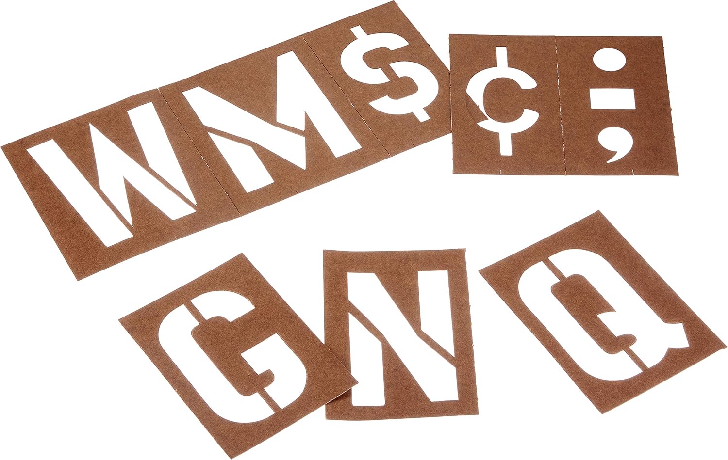 DURO 3330 Oil Board Lettering Stencil Set, Brown, 4" : Electronics