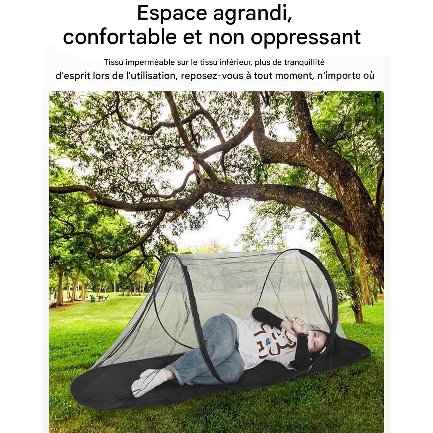 Zanzariera a Rete Pieghevole Copertura Portatile in Rete Impermeabile