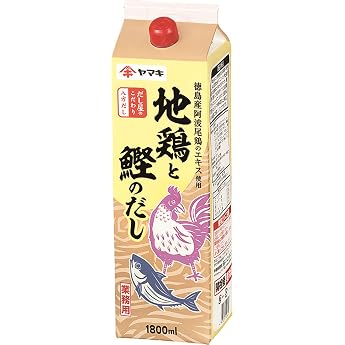 Yamaki N Eight-Direction Dashi Local Chicken and Bonito Dashi 1.8L Paper Pack