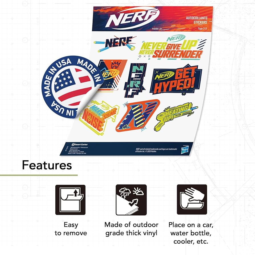 Amazon.com: Desert Cactus Nerf Sticker Vinyl Decal Laptop Water Bottle Car Scrapbook Sheet Decorations Birthday Favor Party Supplies (2-3) : Toys & Games amazon-com-desert-cactus-nerf-sticker-vinyl-decal-laptop-water-bottle-car-scrapbook-sheet-decorations-birthday-favor-party-supplies-2-3-toys-games