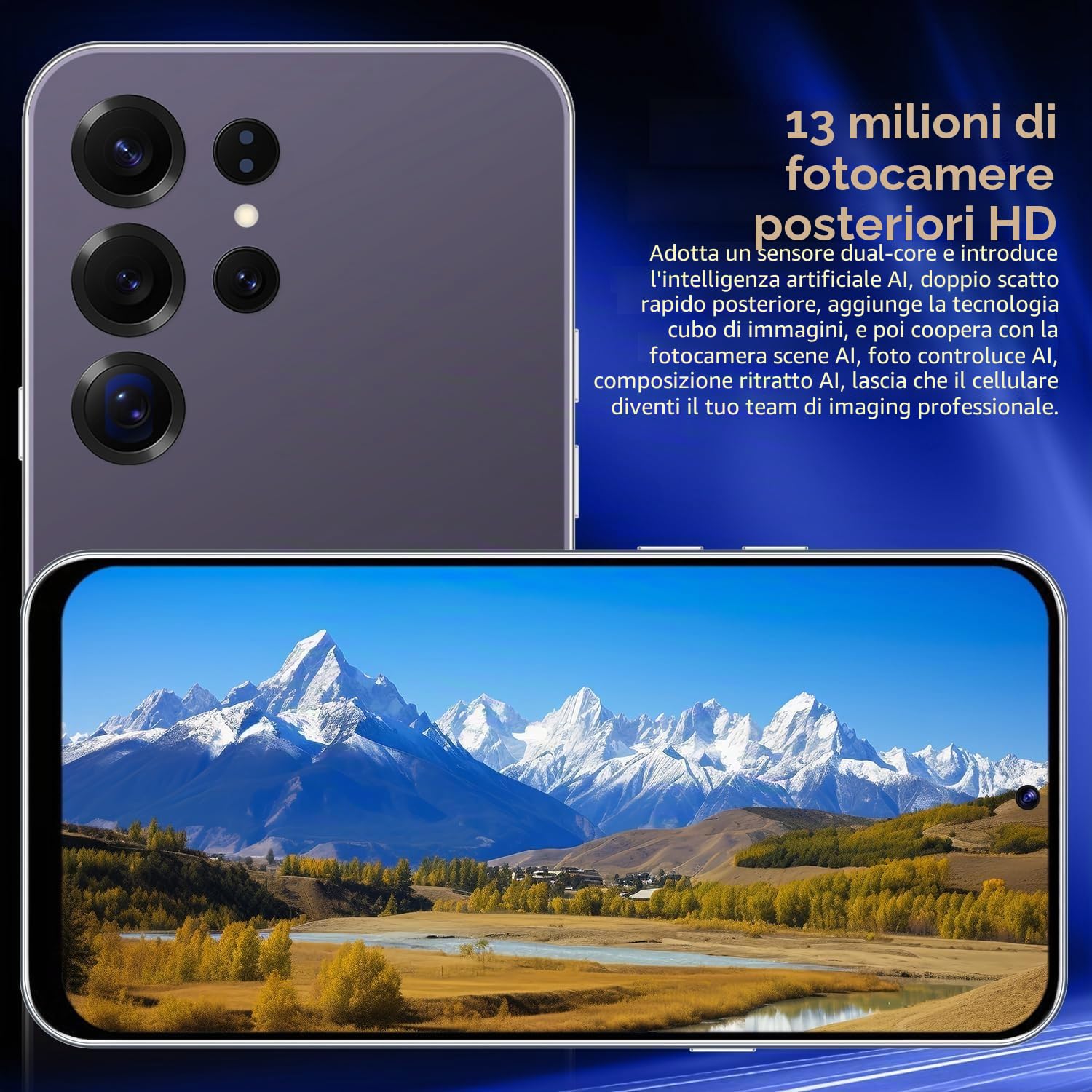 4G Smartphone sbloccato, Android 12.0 Telefoni Cellulari con Schermo HD + 6,6 '', 4 GB + 32 GB ROM / 256 GB SD, 4 G Dual SIM Doppia Fotocamera ID Face + WiFi+GPS+OTG (Pink)