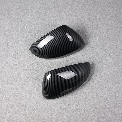 Miniatura 3 de Funda protectora de espejo retrovisor para Nissan Rogue 2021 2022 2023 2024 2025 con patrón de fibra de carbono ABS