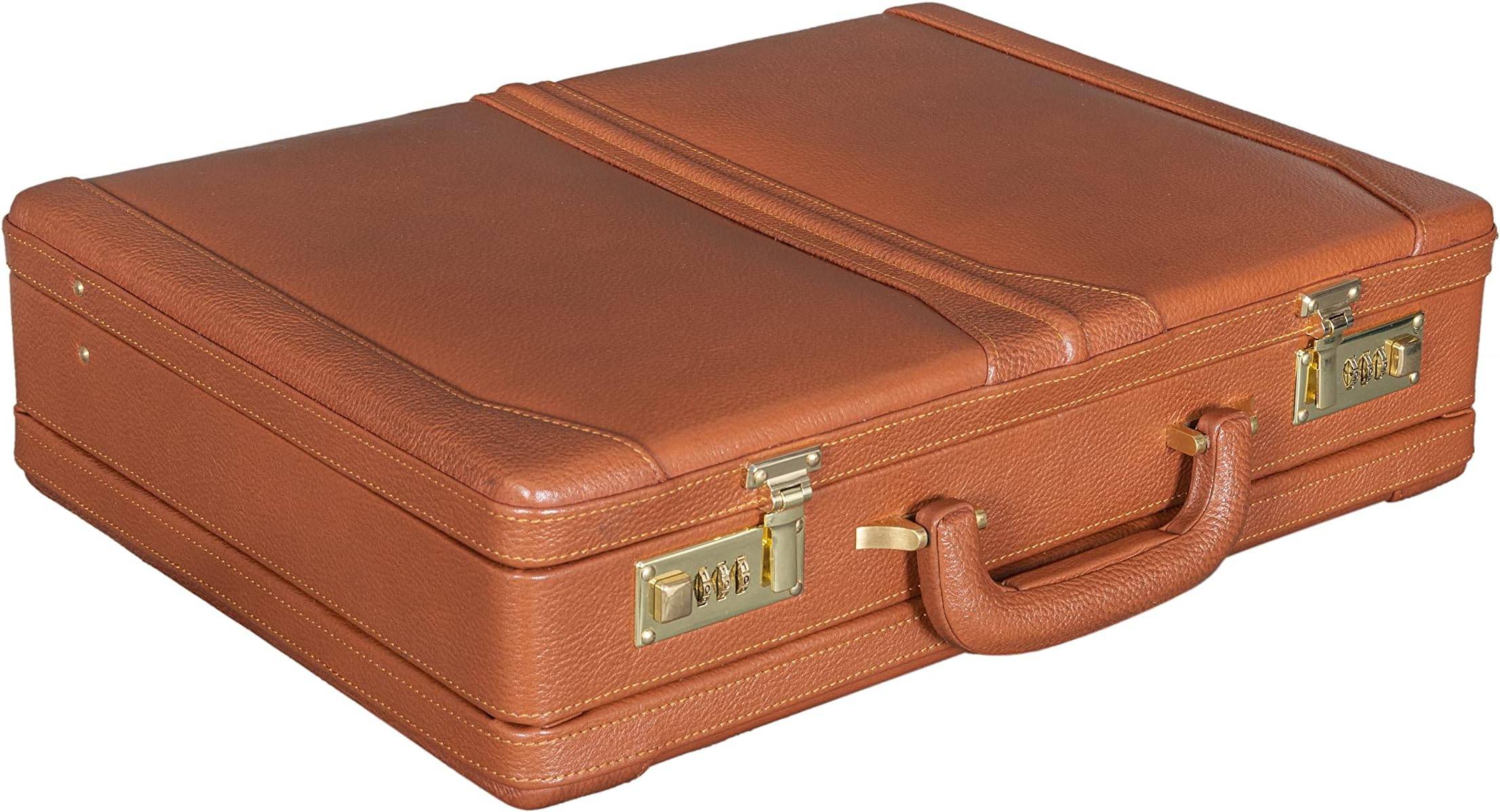 BRAND LEATHER Genuine Leather 20 L, 25 L, 30 L Briefcase For Men Use For Office|Business|Travel