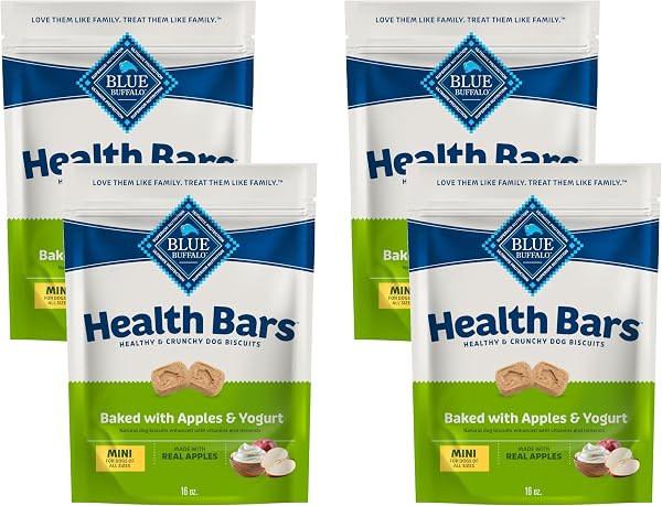 Blue Buffalo Health Bars Natural Crunchy Dog Treats Biscuits