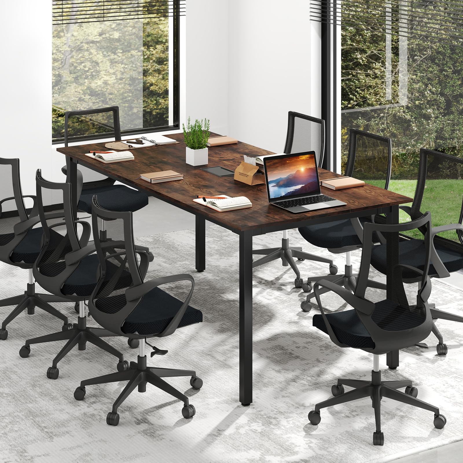テーブル・チェア・ハンモック omamezerofive long board Table Amazon.com: Giantex 6 FT Conference Table for 8-10 People, Modern
