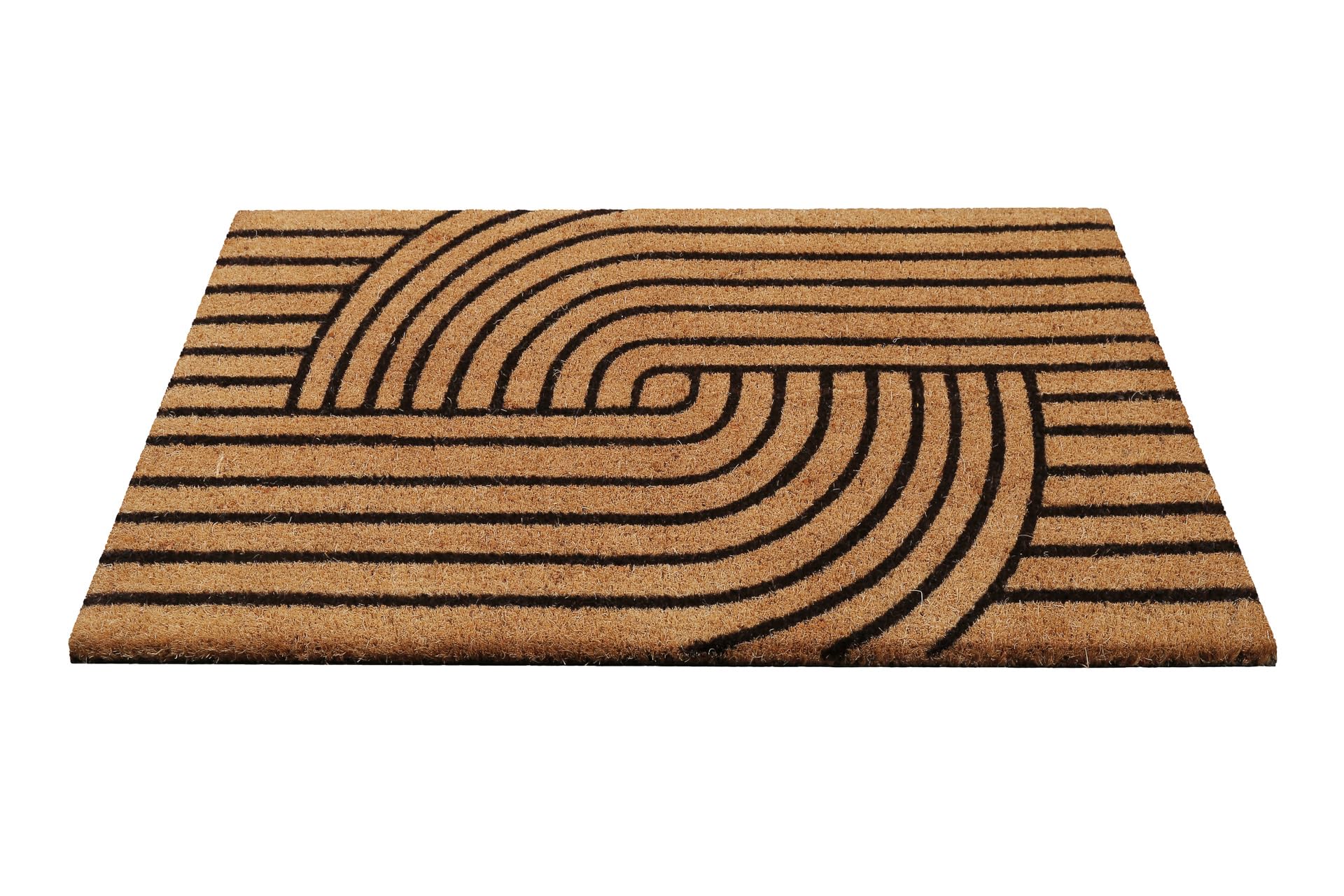 Wecon Home WECONhome Modern Mania - Felpudo de coco para cualquier entrada (60 x 90 cm, color natural), WH-51157-01