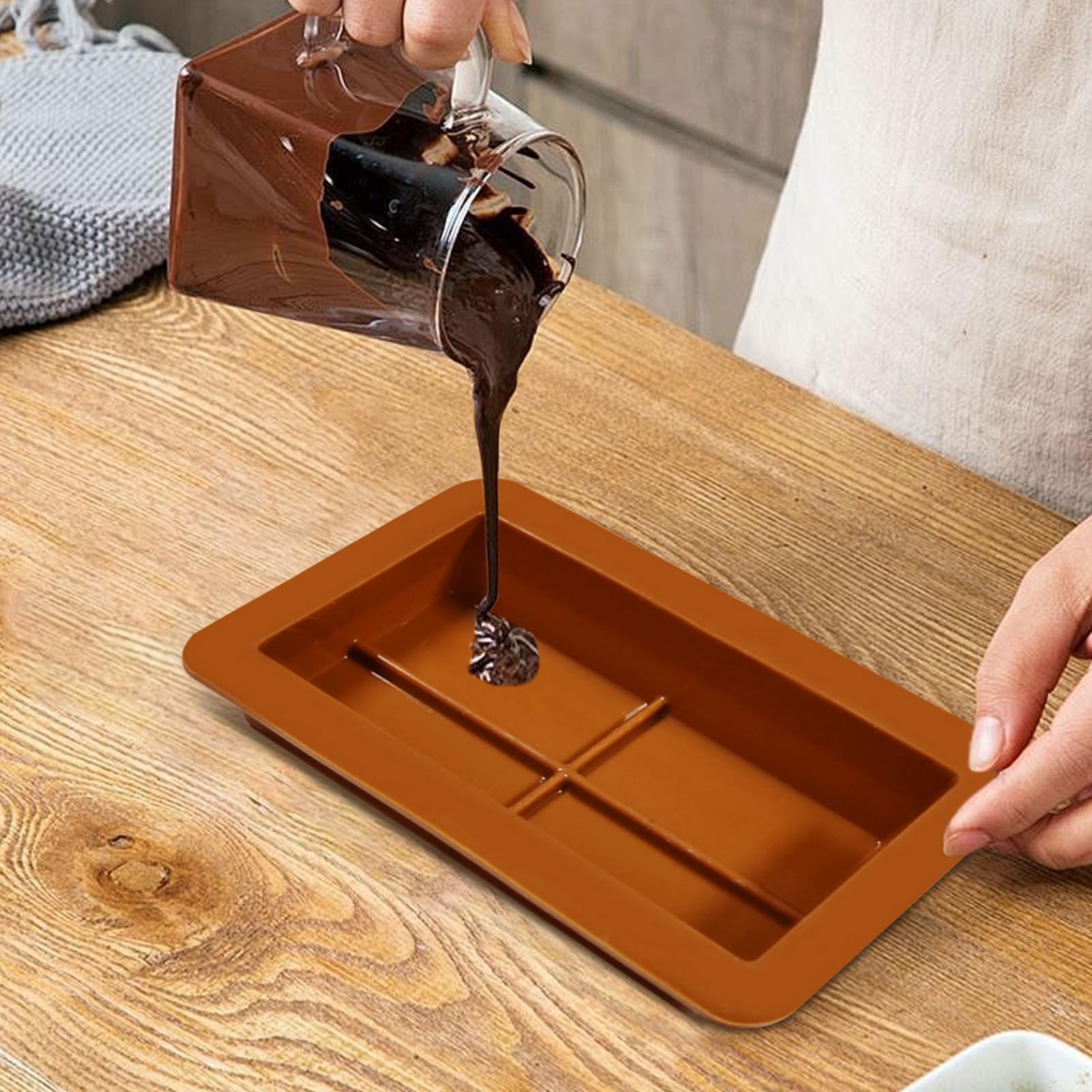 Cioccolato In Silicone 2 Pezzi Riutilizzabili Termoresistenti Antiaderenti | Forma Per Barrette Di Caramelle Per Preparare Dolci Festivi Dessert Pasticceria Cucina Domestica Fatti In Casa