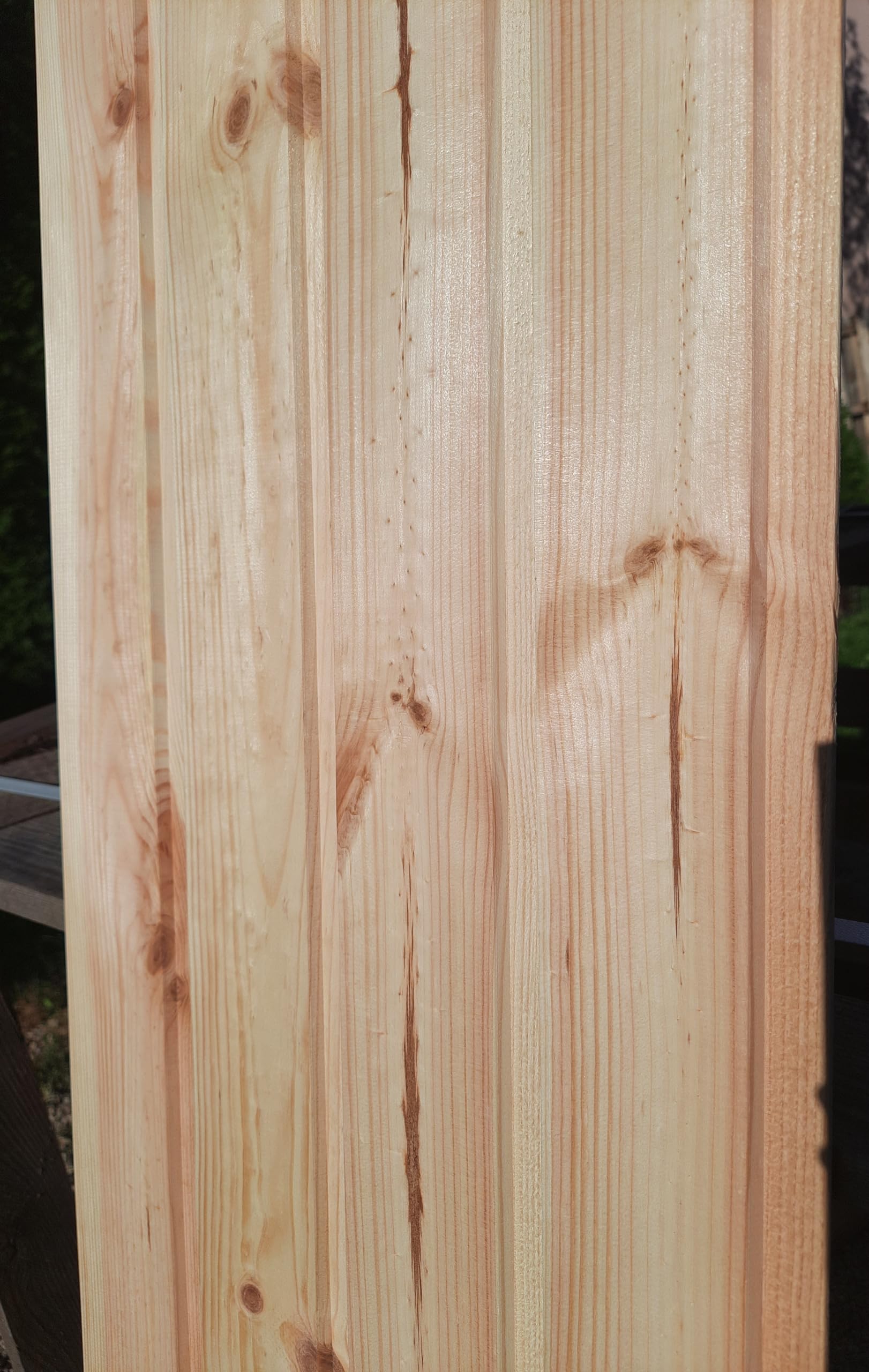 AZZAP Profilbretter Profilholz Fassadenprofil Fasebretter Kiefer 16x90mm Länge:100cm Holz 30 St.