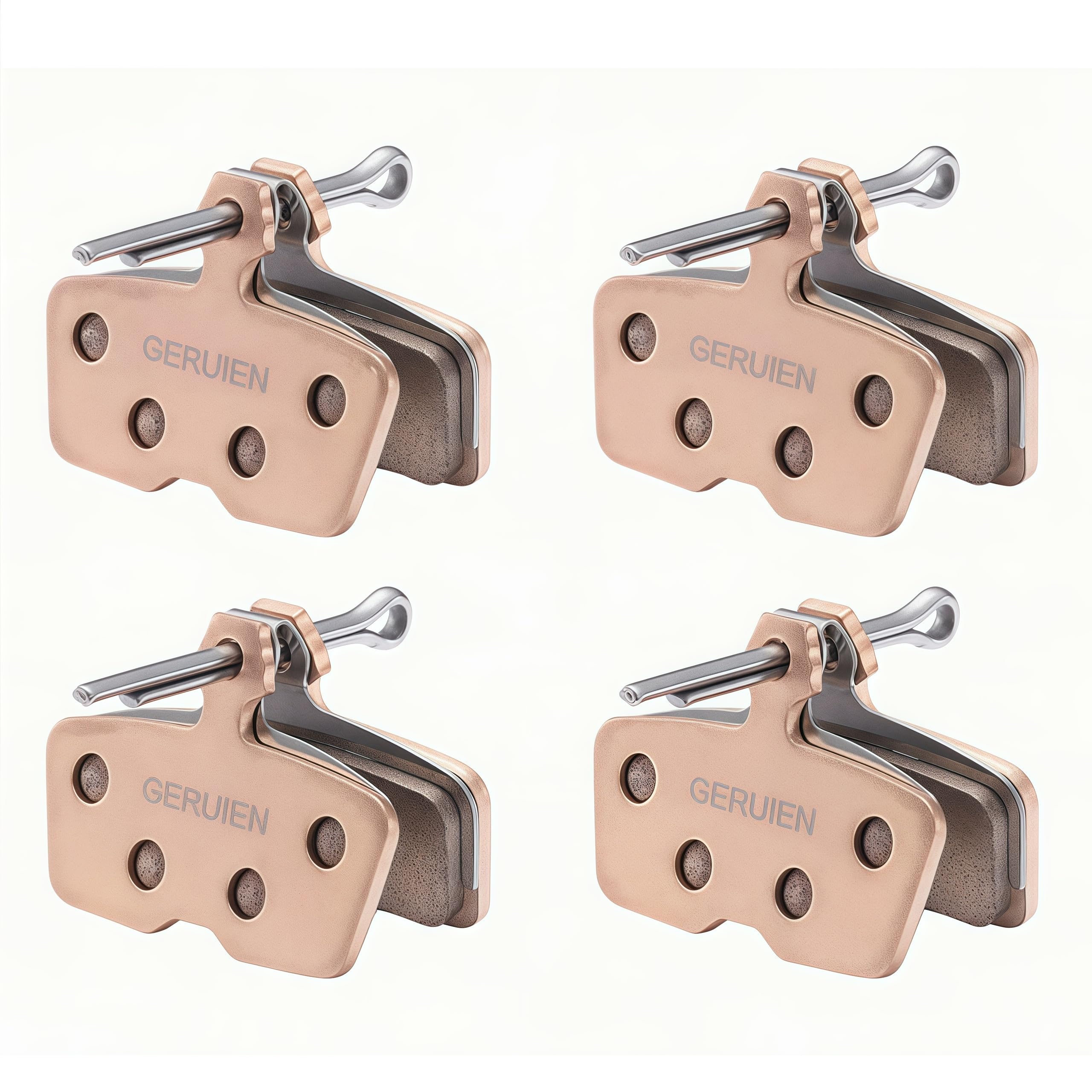 4 Sets Bicycle Disc Brake Pads for SRAM Avid Code R RS RSC/Guide RE / G2 RE / DB8 / Motive, Semi-metallic/Ceramic/Sintered/Multi-metal