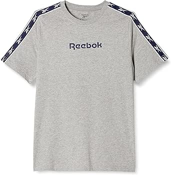 Reebok(リーボック) 半袖 アイデンティティ ベクター テープ Tシャツ メンズ ZR122 ミディアムグレーヘザー(IB8361) O