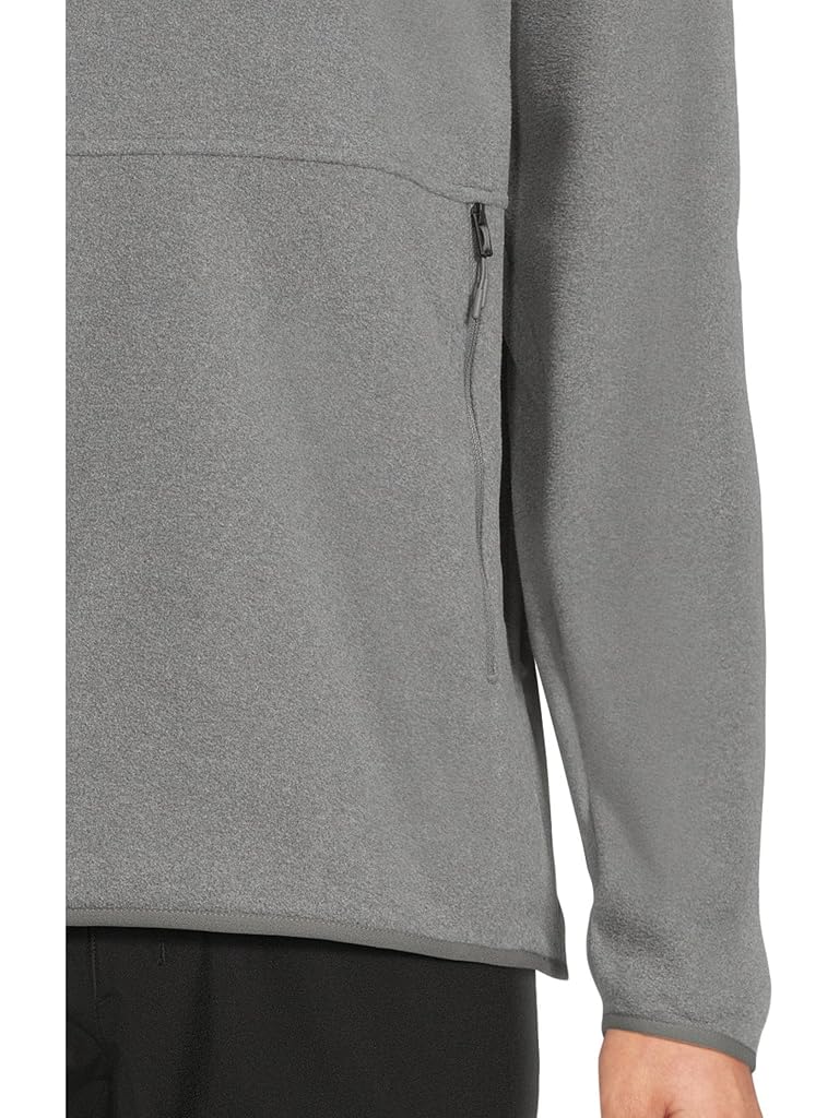 Gray The North Face Glacier Fleece Pullover Hoodie