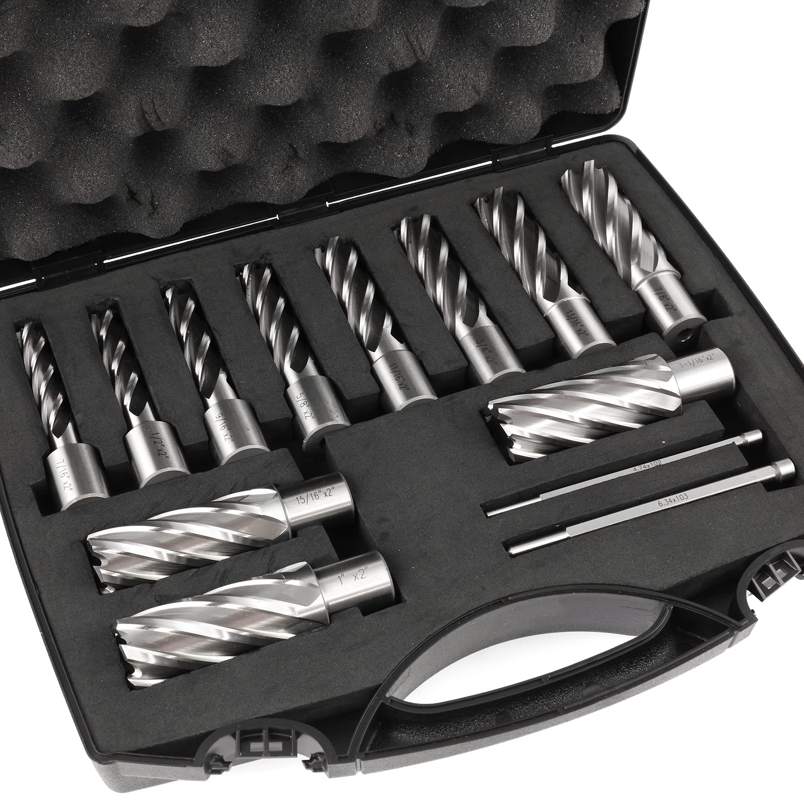 Buy WICHEMI Annular Cutter Set 3/4 Inch Weldon Shank 2 Cutting Depth