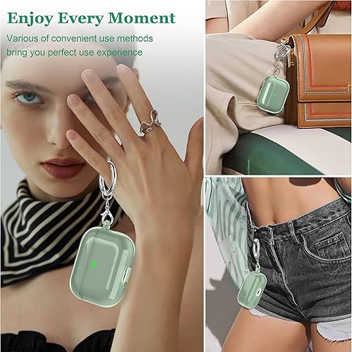 Miniatura 2 de Funda Transparente para AirPods Pro 3 2025, Grado Militar a Prueba de Golpes, TPU Suave Altamente Transparente Anti-Amarilleamiento para Funda