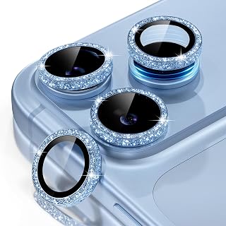 Misea Camera Lens Protector for iPhone 18 Pro Max/18 Pro Glacier Glitter