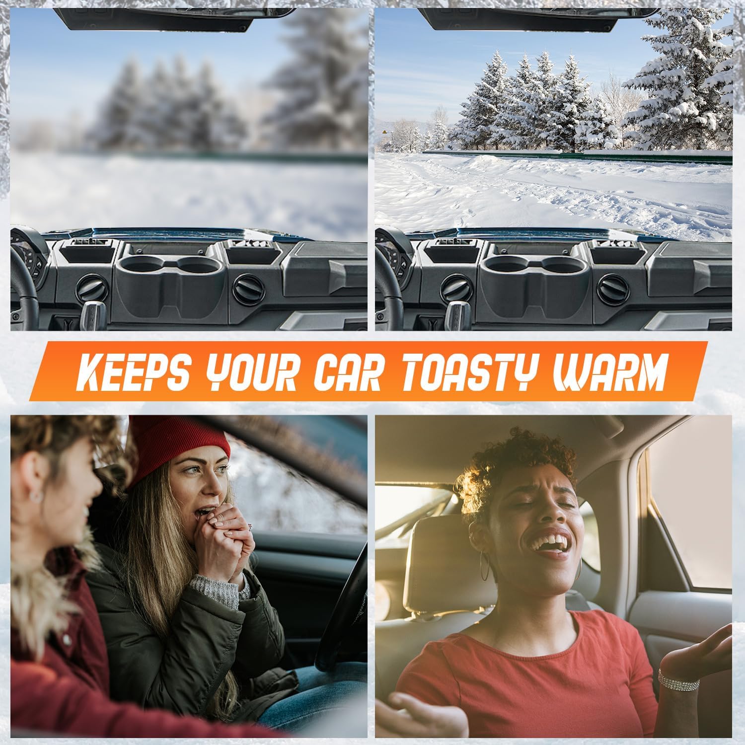 Cab Heater Kit with Defrost Fit for Can-Am Maverick X3 2017-2025, OE SSHK609-00, SSHK60900