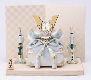 ＊削除予定☆写真追加☆未使用＊FOURGRACE＊白藍兜飾りセット 816OTU-RwtL._AC_UF350,
