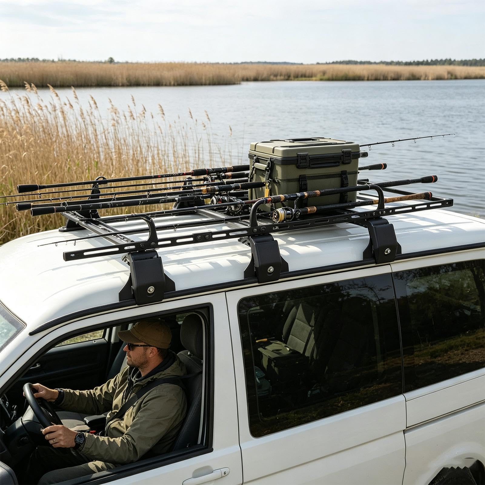 Zaciski bagażnika dachowego Uniwersalne wytrzymałe okucia | Mocowanie Rynnowe Bagażnika Dachowego Do Pojazdów, SUV, Ciężarówek, Kamperów, Kempingu, Markizy, Bagażu, Deski
