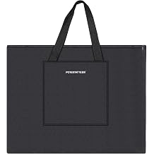 1 Pack Art Portfolio Bag, Art Portfolio Case,Nylon Lightweight Art Portfolio Case Fit 18x24 Inch Artworks,Black Carrying Storage Case For Poster, Sketching And Drawing, Waterproof Foldable