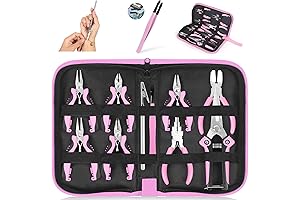 Juego de 8 Mini Alicates para Joyería de Acero Inoxidable, Herramientas de...