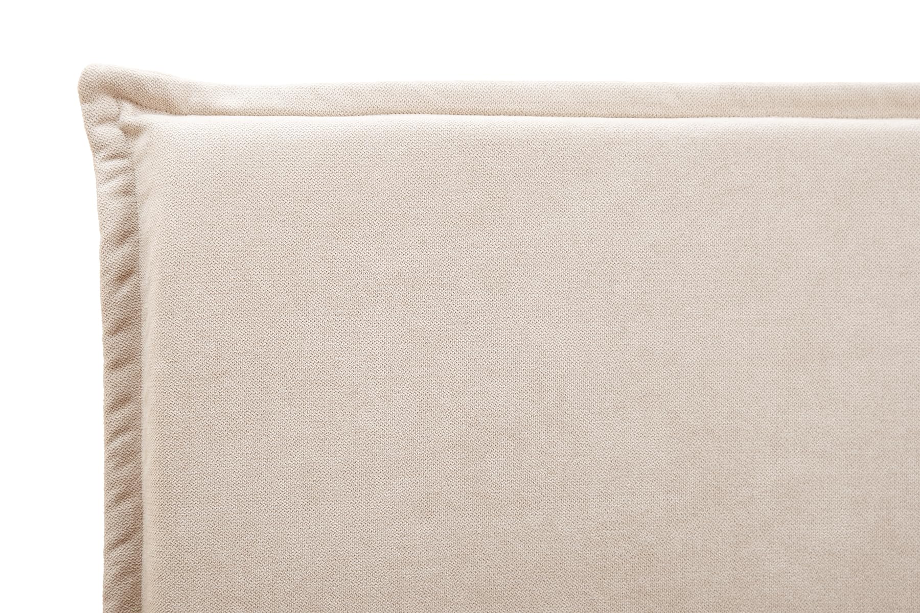 SUENOSZZZ-ESPECIALISTAS DEL DESCANSO Cabecero de Espuma Jazmin Foam Liso con Ribete, Desenfundable, para Camas de 150 (164 x 52 cm) Tela Beige