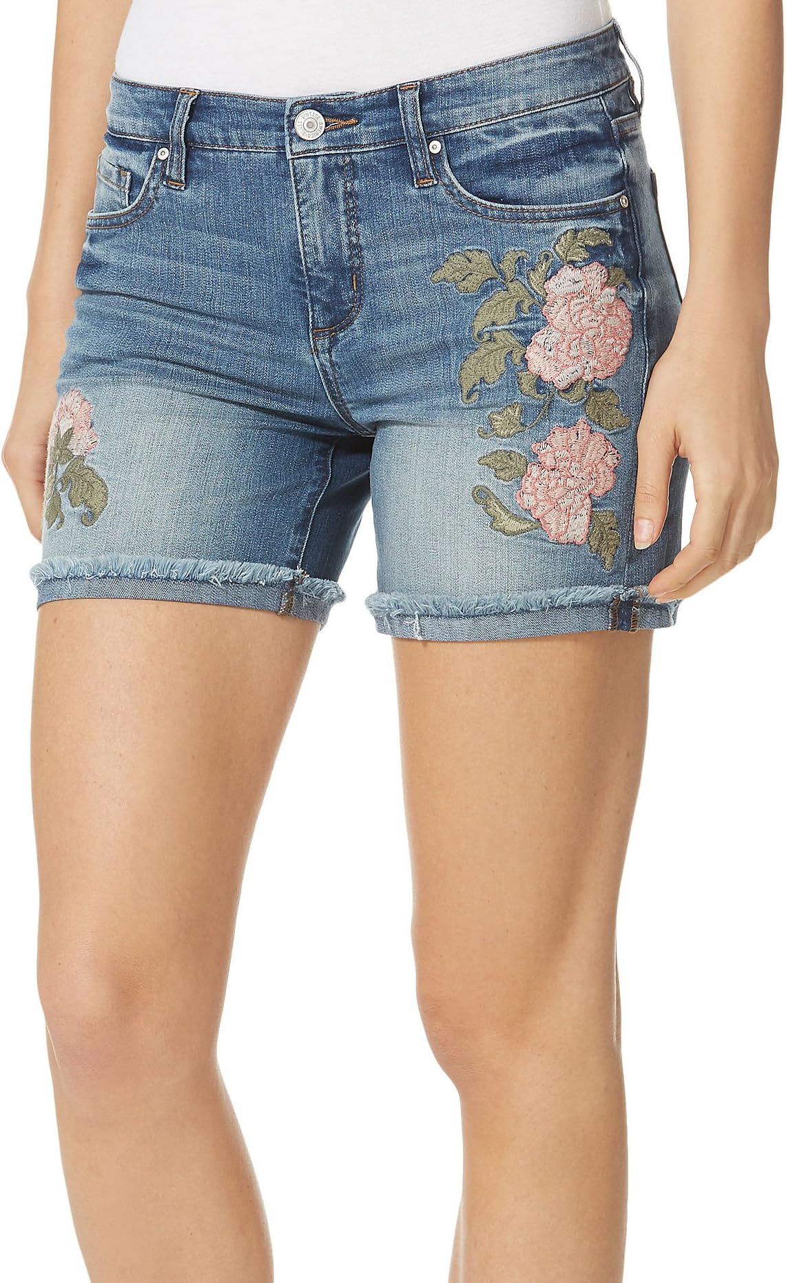 Vintage America Blues Women's Colette Embroidered Denim Short