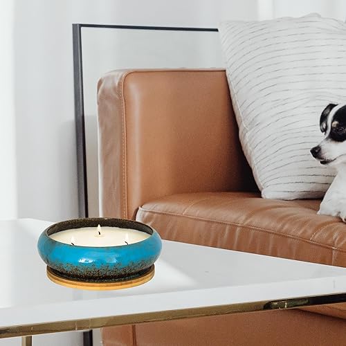 Miniatura 4 de Velas perfumadas  Vela grande de vainilla de 3 mechas para el hogar, vela de aromaterapia de 17 onzas, regalos para mujeres, velas decorativas de