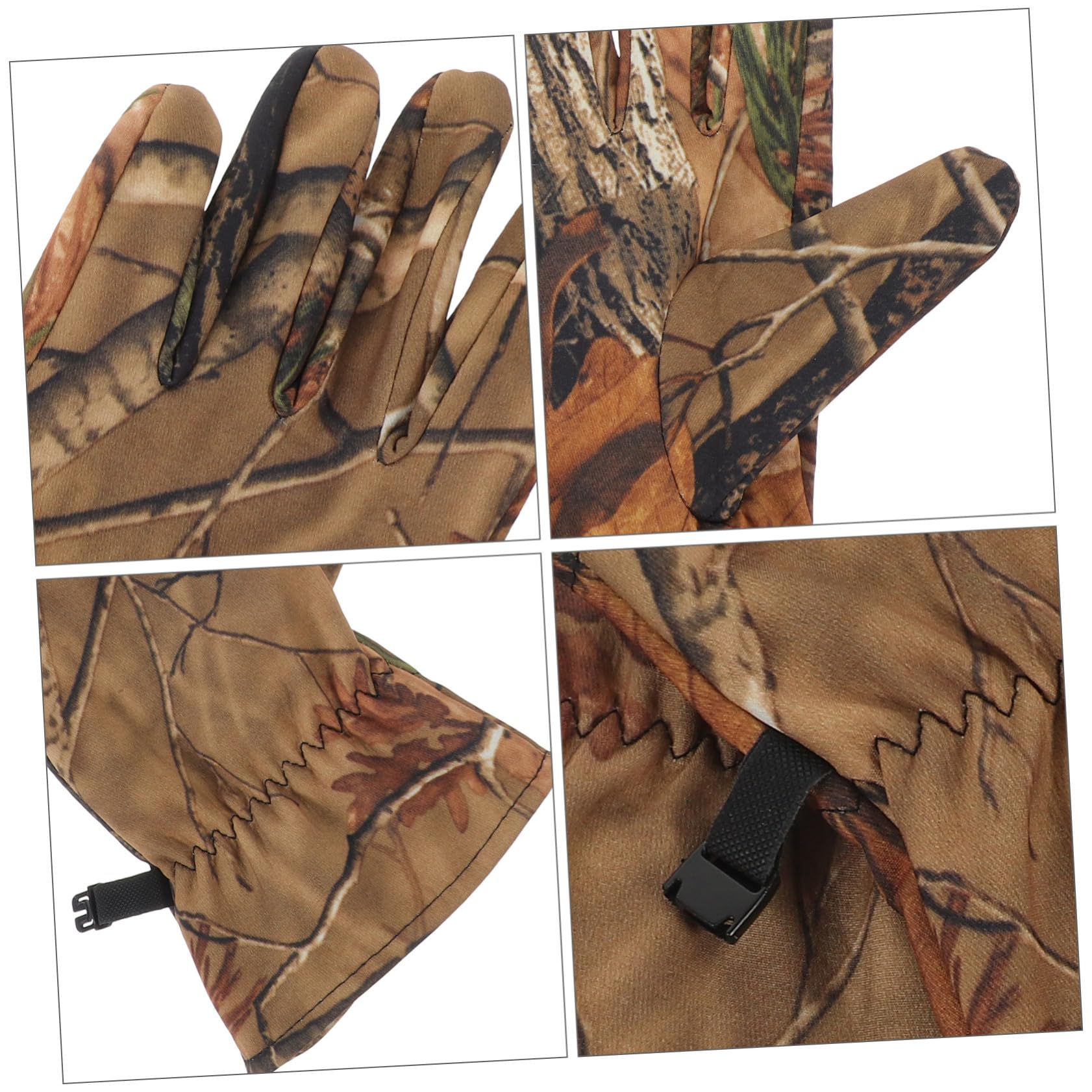 Guantes de Caza Impermeables Térmicos para Hombre Diseño de Dedo Completo Antideslizante para Invierno Actividades