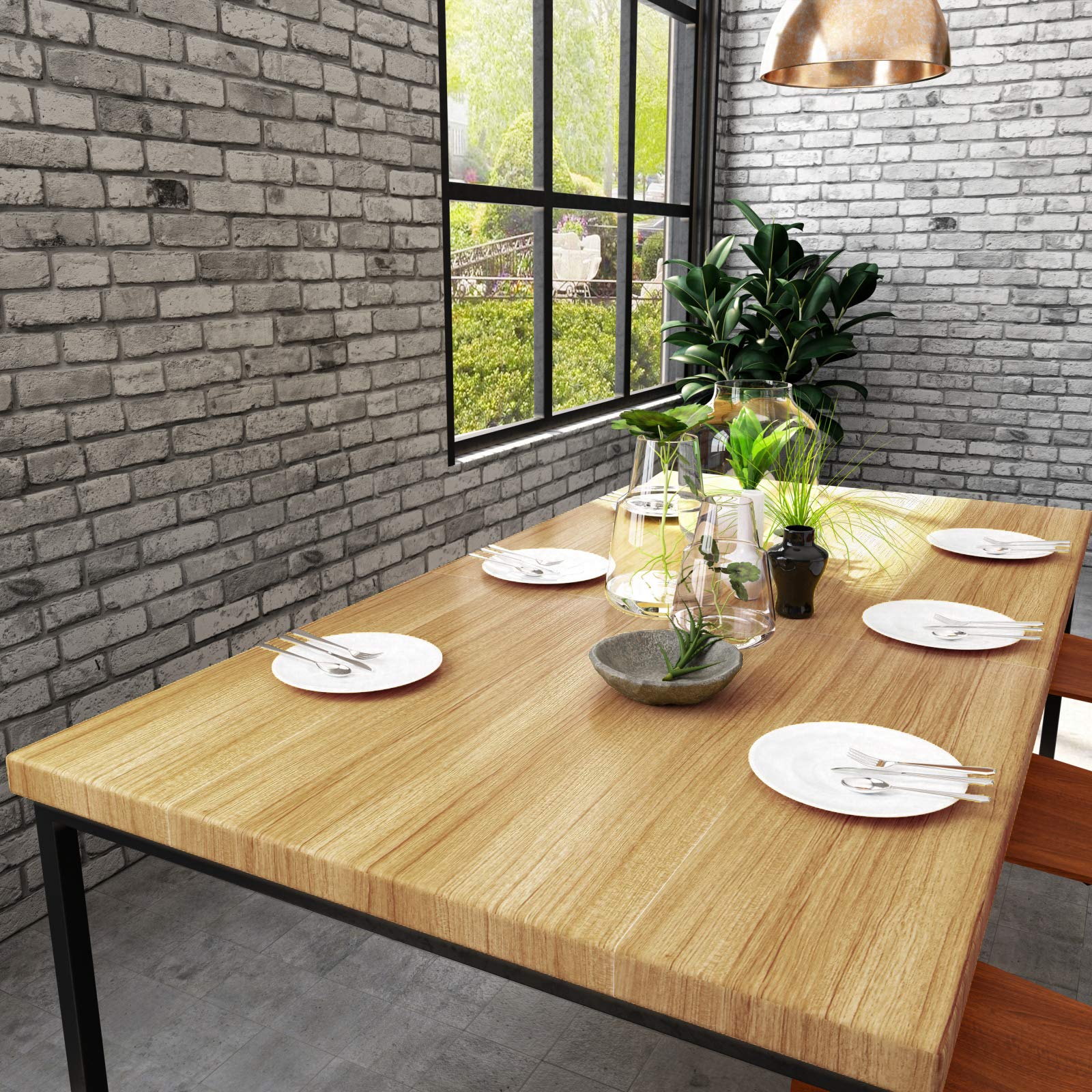 VEELIKE Papel Adhesivo Efecto Madera 60 cm x 900 cm Papel Adhesivo para Muebles Madera Papel Autoadhesivo Pared Cocina Impermeable Papel Forrar Mueble Papel Pintado Cabecero Cama Armarios Dormitorio