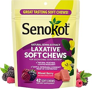 Senokot Laxative Soft Chews: Overnight Constipation Relief